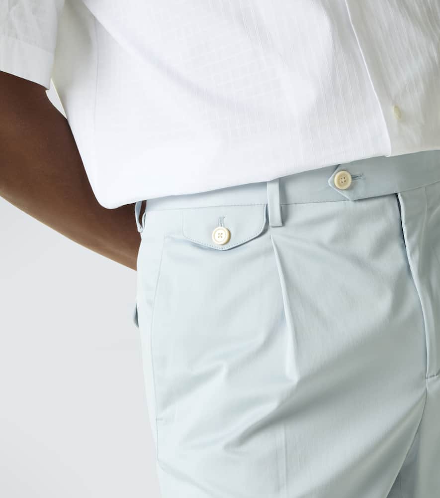 Cotton-blend shorts