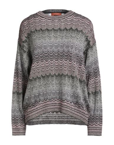Woman Sweater Light pink Size 6 Viscose, Metallic fiber