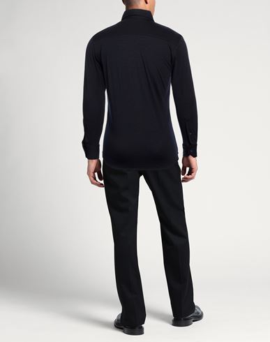 Man Shirt Midnight blue Size S Virgin Wool