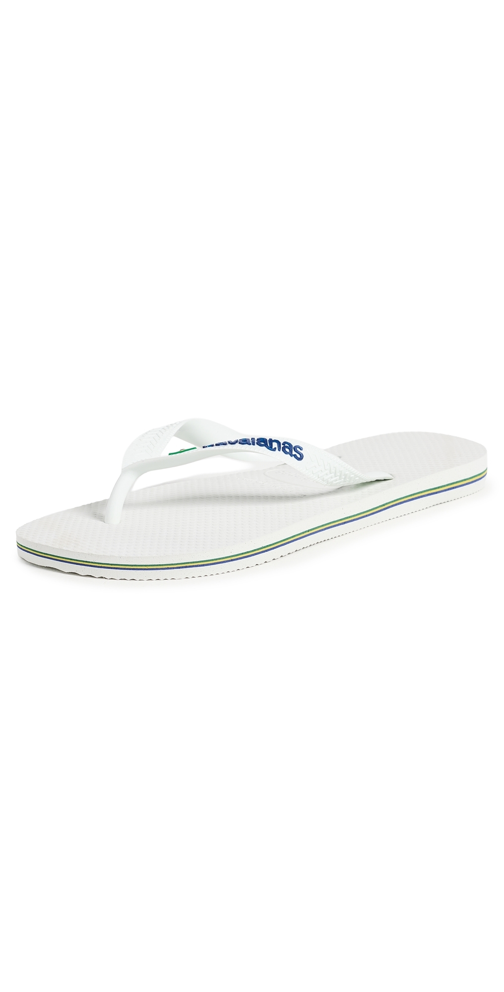 Brazil Logo Sandals White 8
