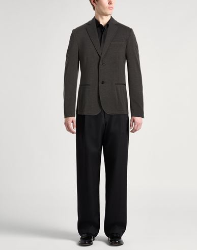 Man Blazer Charcoal Size XXL Polyester, Viscose, Elastane