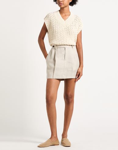 Woman Sweater Cream Size 10 Cotton, Polyamide, Polyester