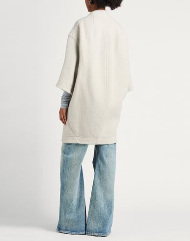 Woman Coat Light grey Size 2 Wool, Alpaca wool