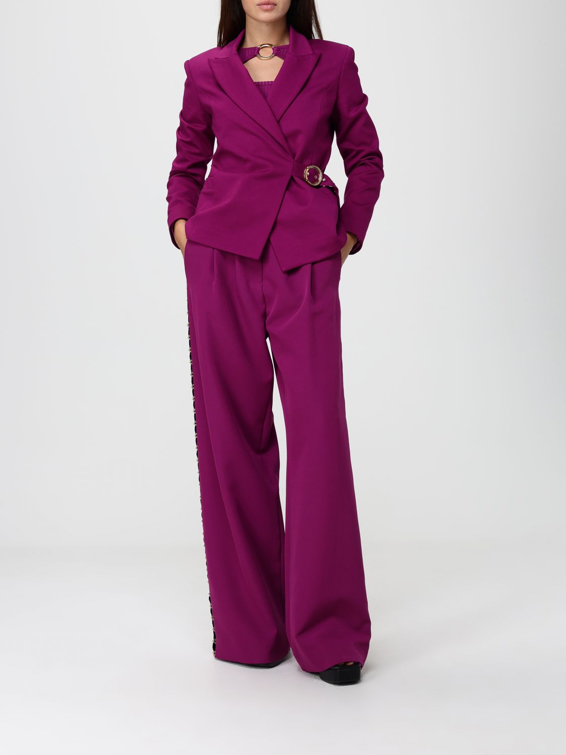 Pants Woman color Violet