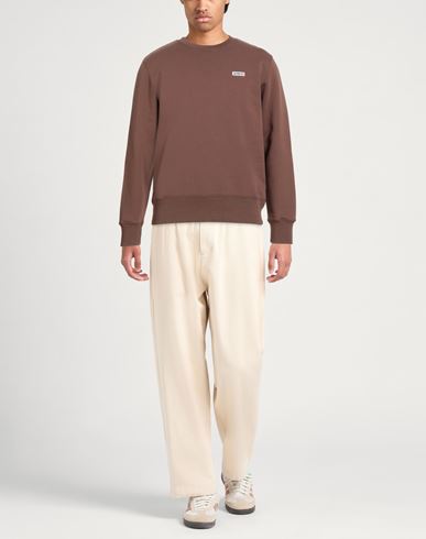 Man Sweatshirt Brown Size XL Cotton