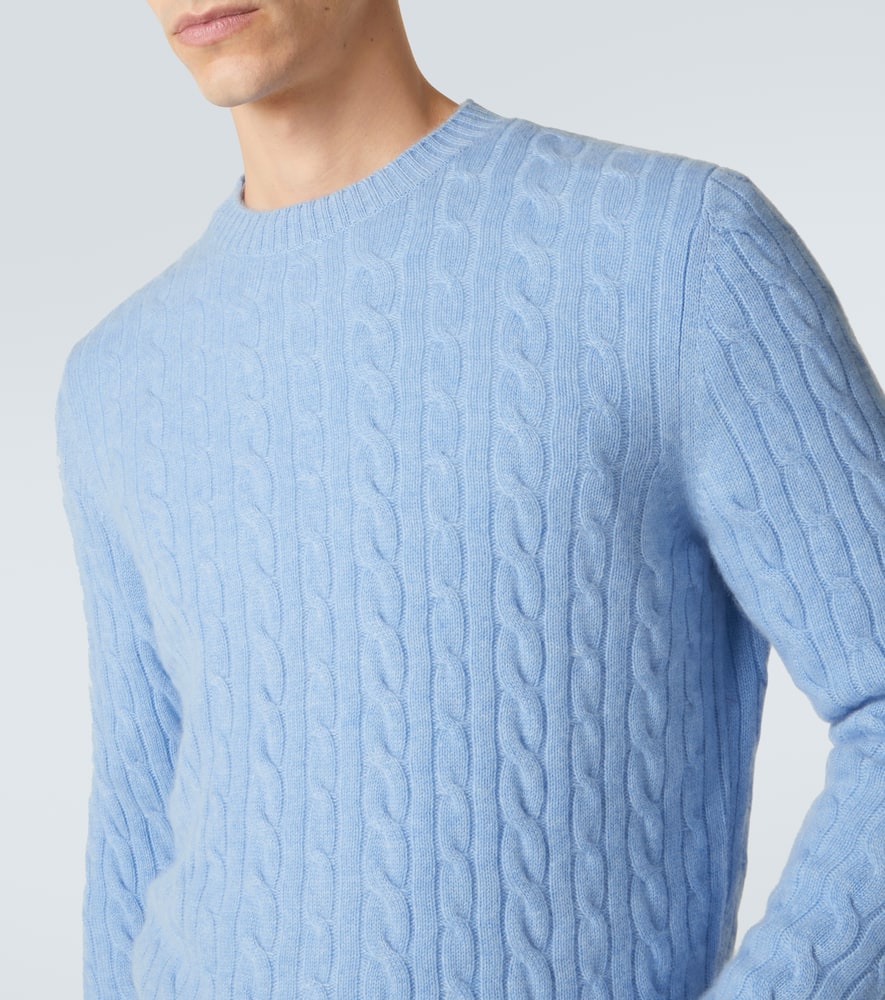 Cable-knit cashmere sweater