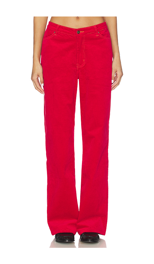 Lioness rebels jeans en color rojo L también en M, S, XL