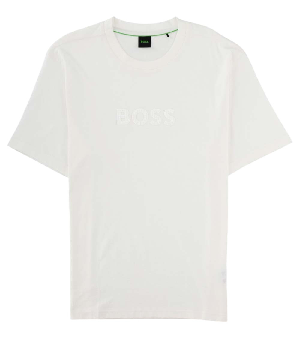 White Logo Crew Neck T-Shirt