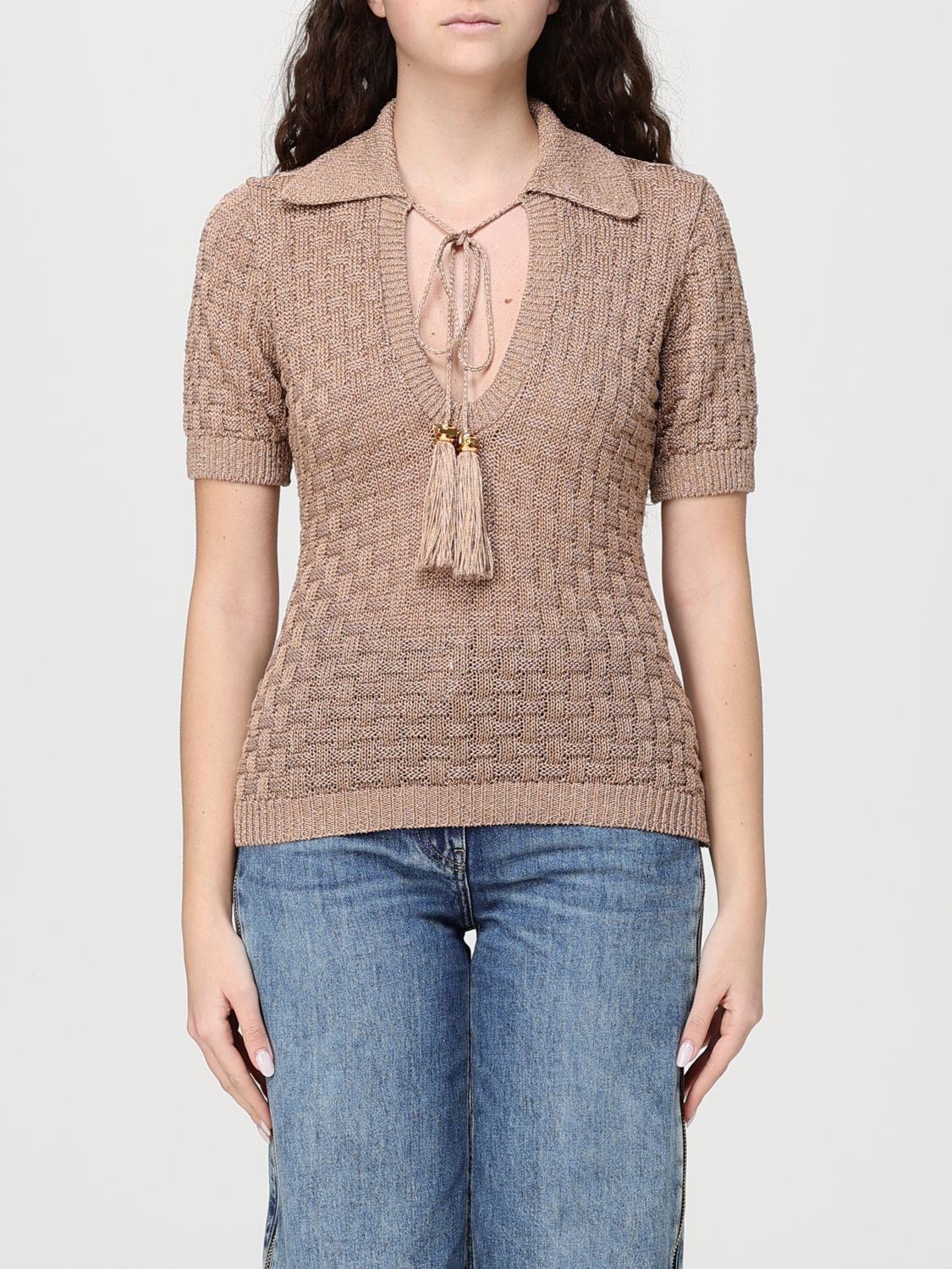 Sweater Woman color Camel