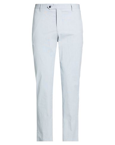 Man Pants Light blue Size 33 Cotton, Elastane