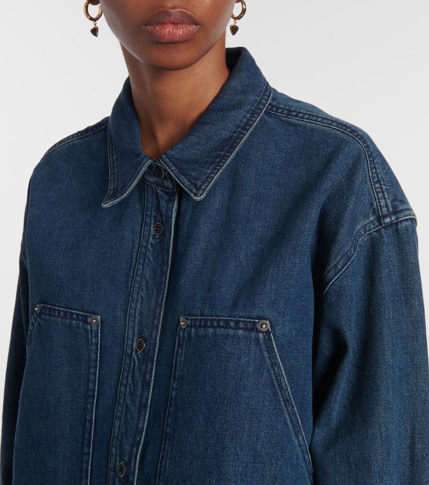 Okely denim overshirt