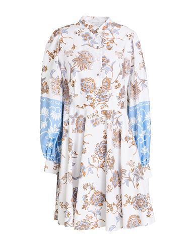 Woman Mini dress White Size 2 Cotton