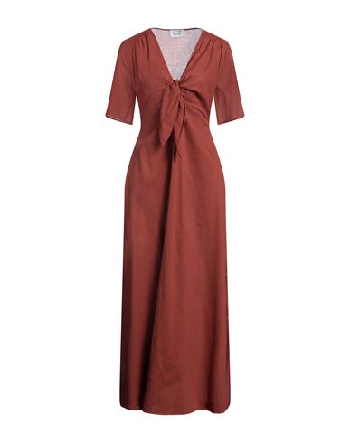 Niū Woman Maxi dress Rust Size XS Cotton