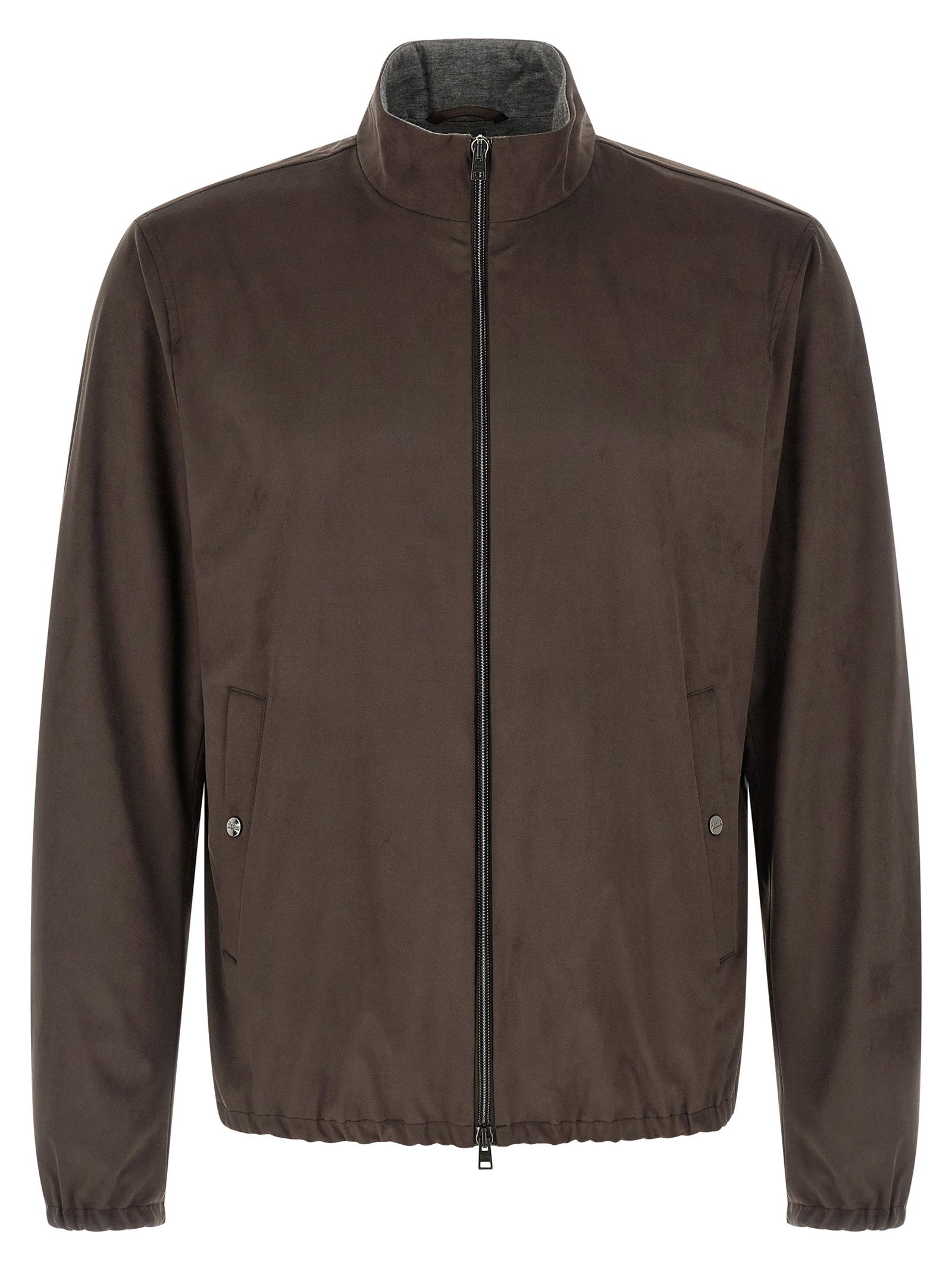 Suede Effect Jacket