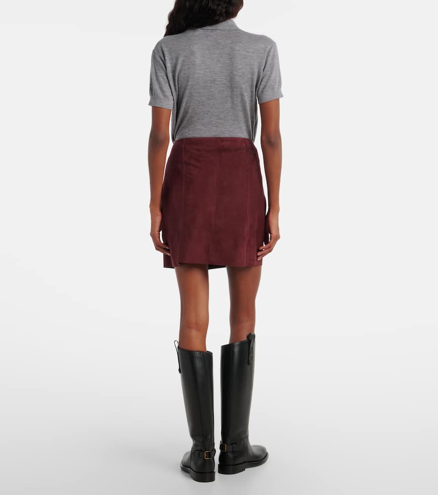 Wiley suede miniskirt