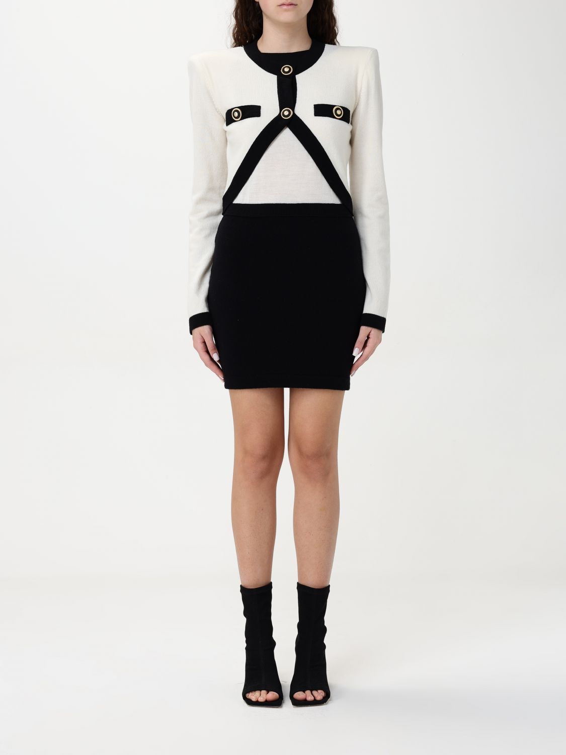 Dress BALMAIN Woman color White