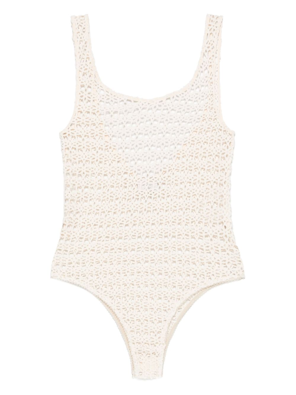 Macramé bodysuit - Neutrals