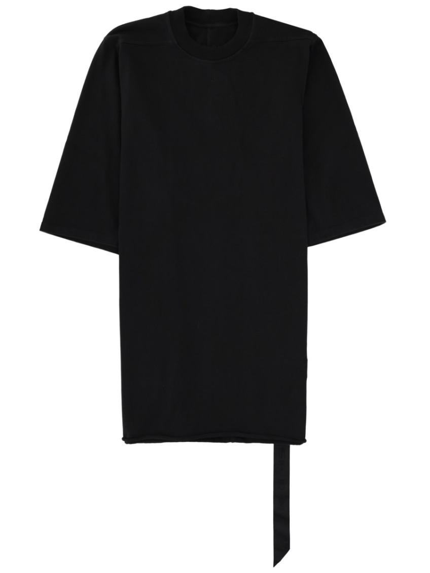 Black Solid Crew Neck T-Shirt
