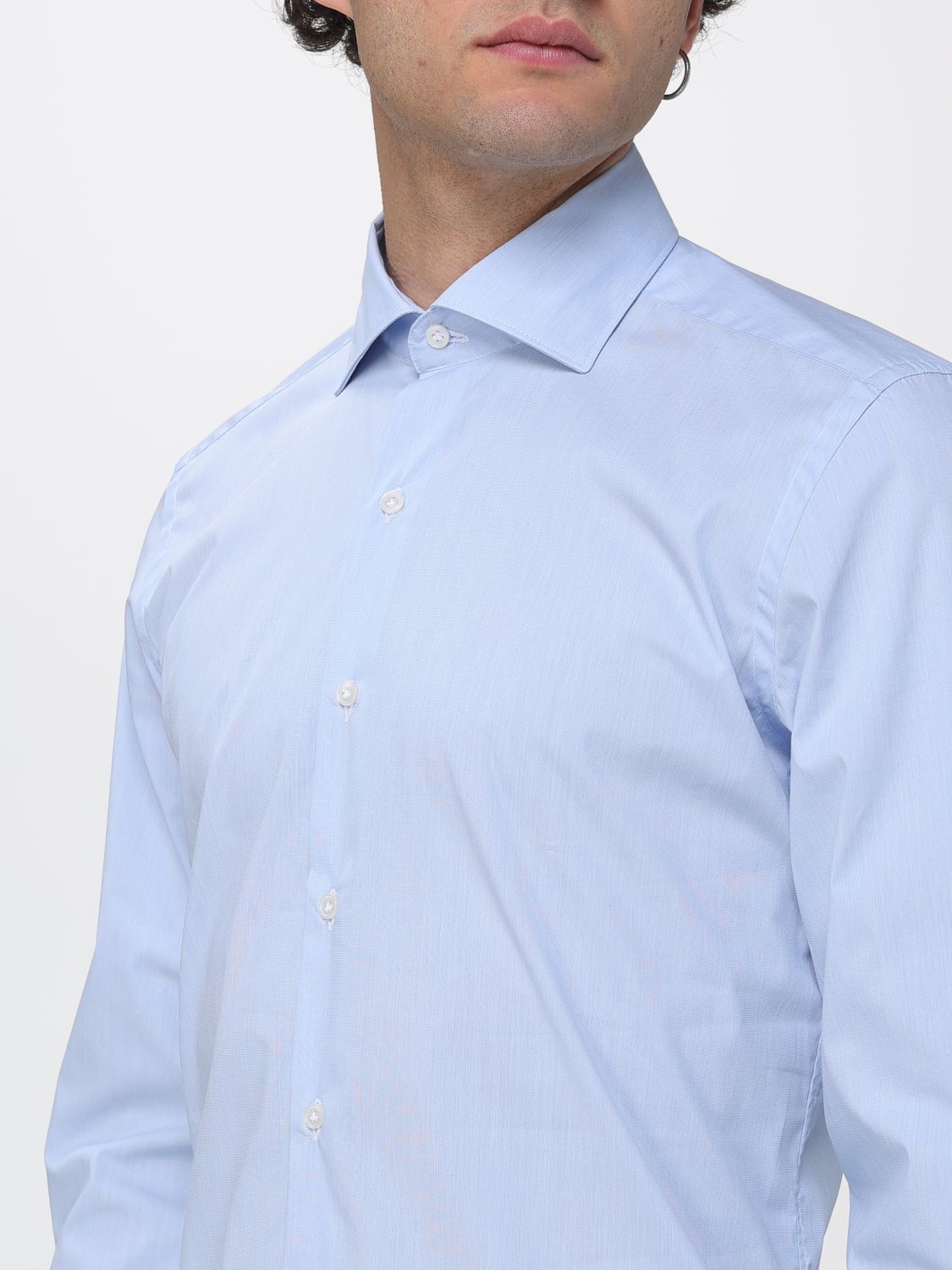 Shirt Men color Sky