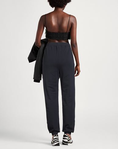 Woman Pants Midnight blue Size L Cotton, Elastane