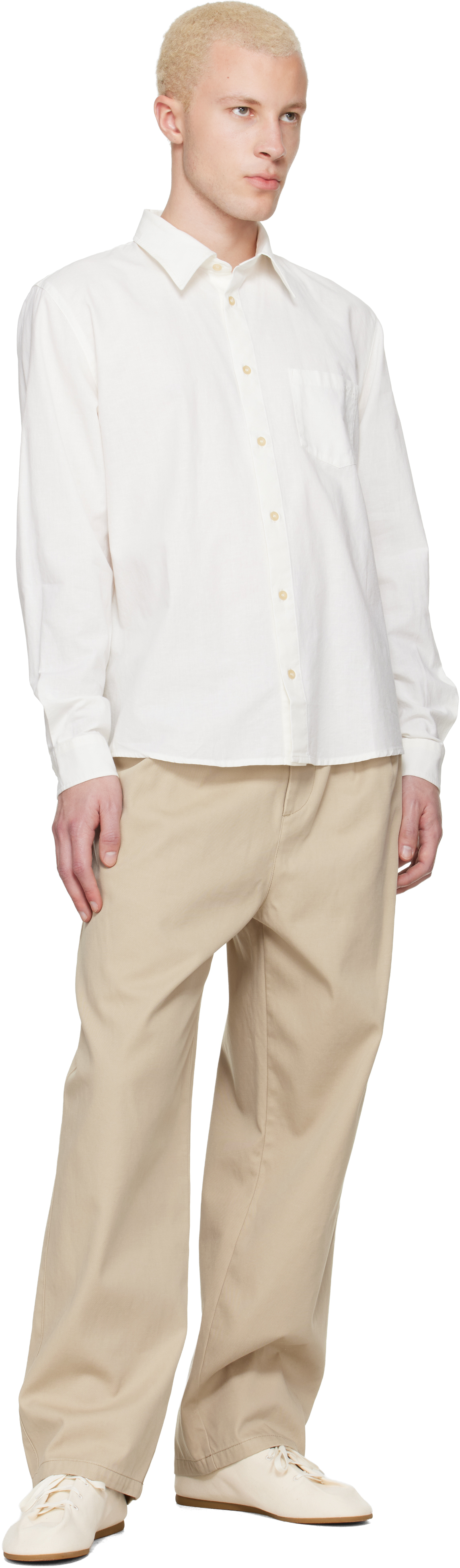 Beige Ricky Trousers