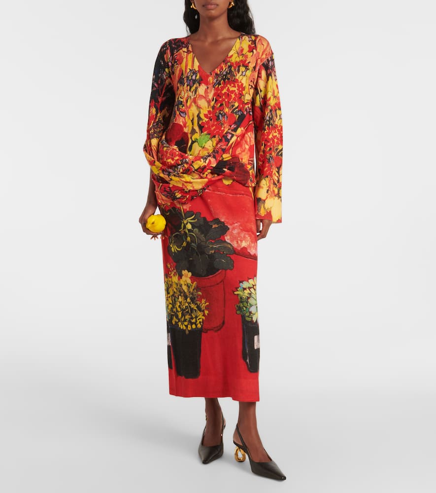 JW Anderson Draped maxi dress