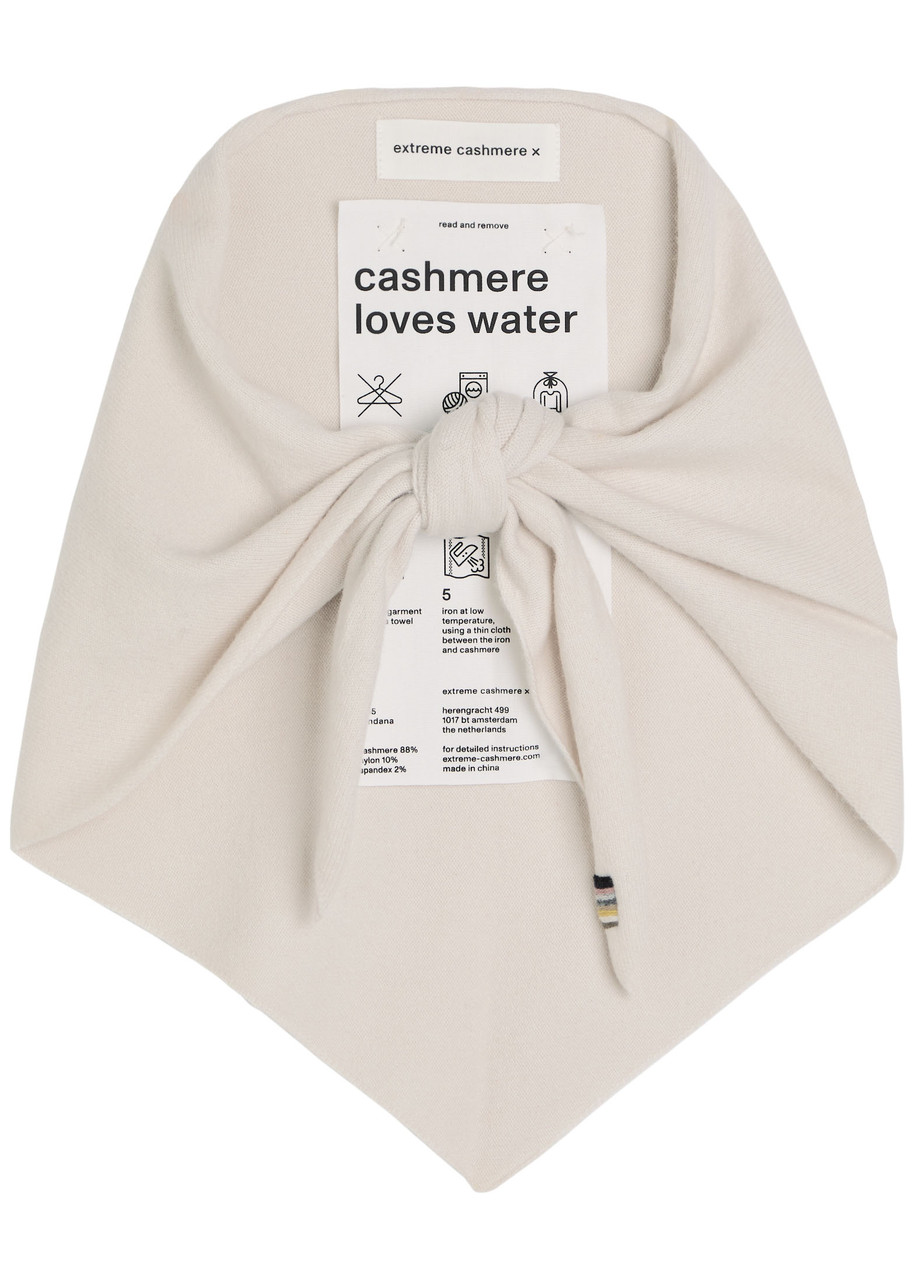 N°35 Bandana Cashmere-blend Triangle Scarf
