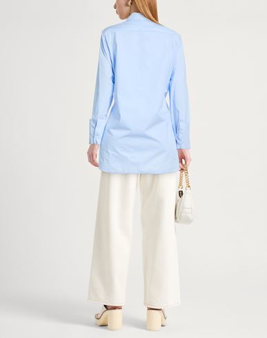 Woman Shirt Sky blue Size M Cotton