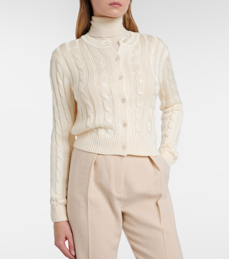 Silk cardigan