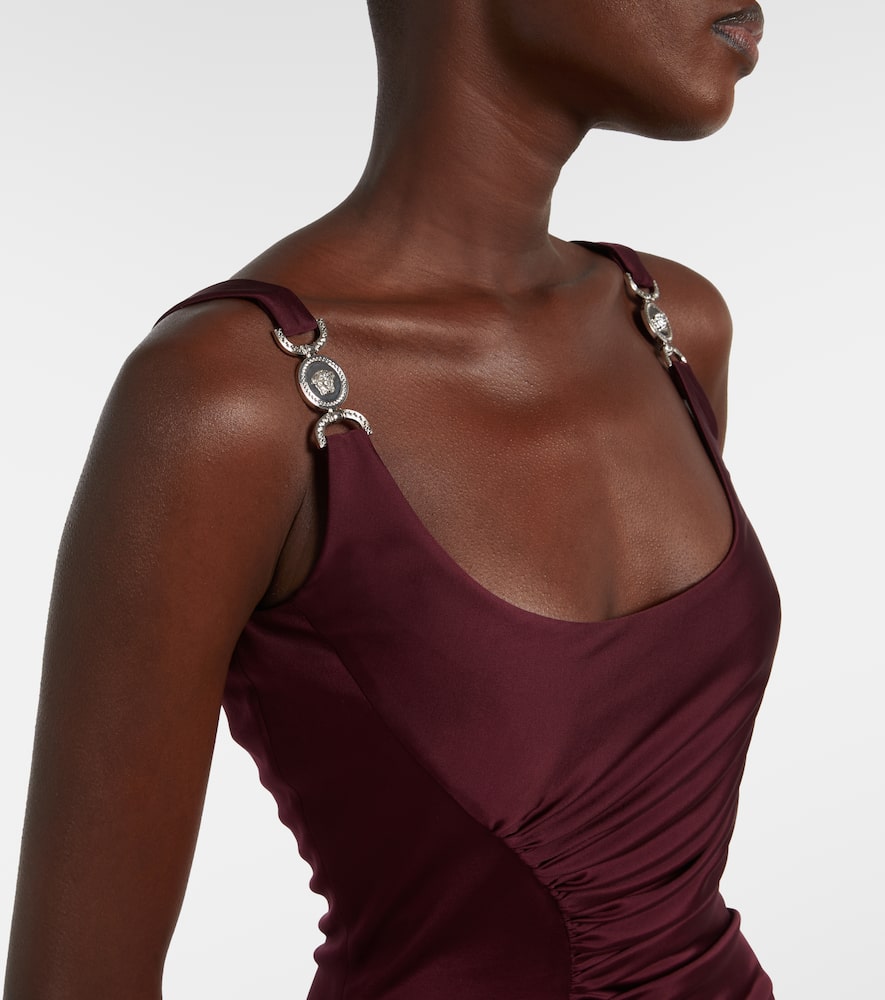 Medusa ruched jersey bodysuit