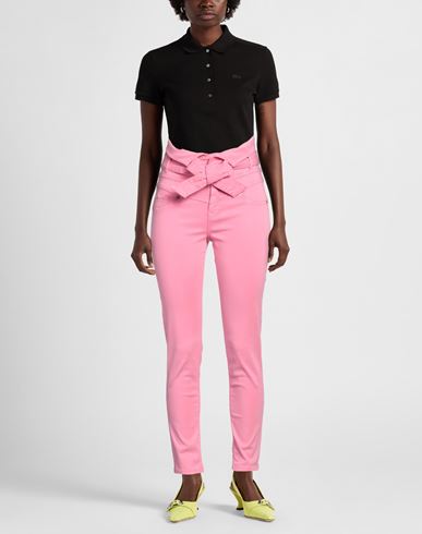Denny Rose Woman Pants Pink Size 26 Lyocell, Cotton, Elastane