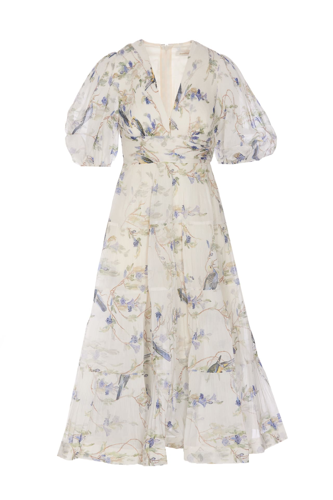 Pleated Midi Dress