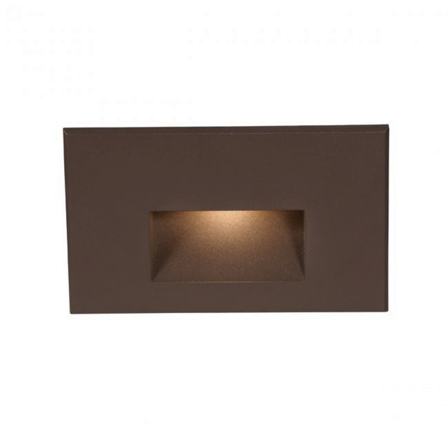 Bronze on Brass LED Step and Wall Light from the Led100 Collection