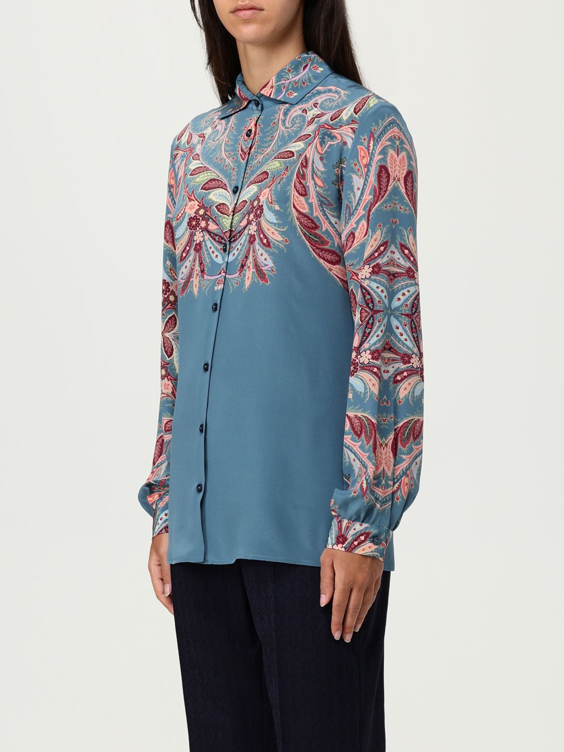 Printed Silk Shirt