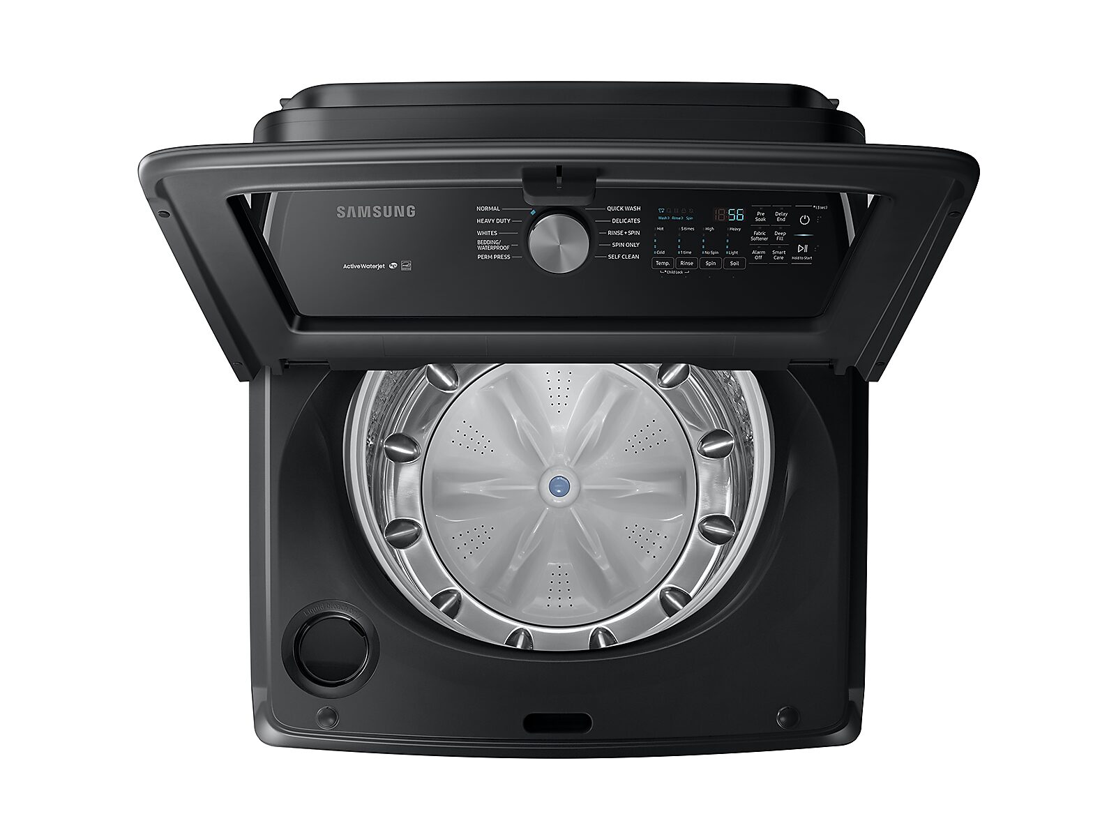 WA7200 5.4 cu. ft. Top Load Washer with Active WaterJet in Black Stainless Steel(WA54R7200AV/US)