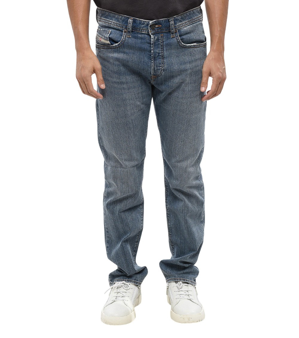 Blue Mid Rise Jeans