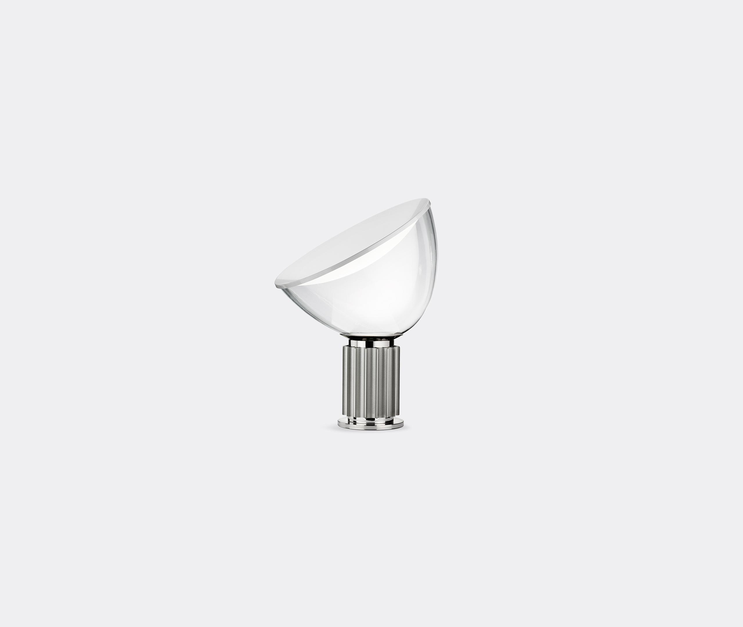 'taccia Small' Table Lamp, Silver