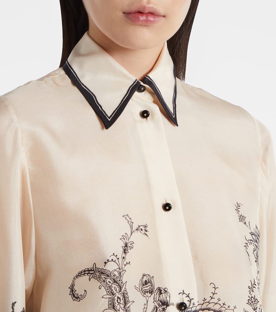 Rhiannon paisley silk shirt