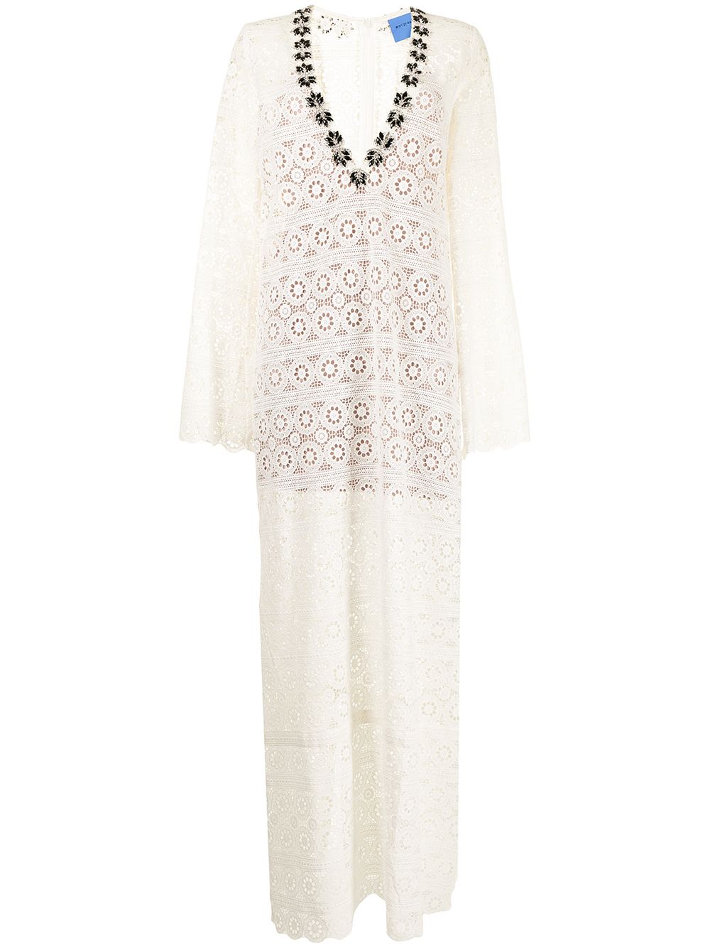 Mythology cotton maxi dress - White