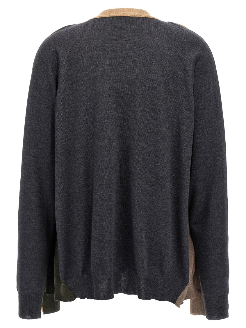 -4-Sleeve Cardigan Maglioni Multicolor-Donna