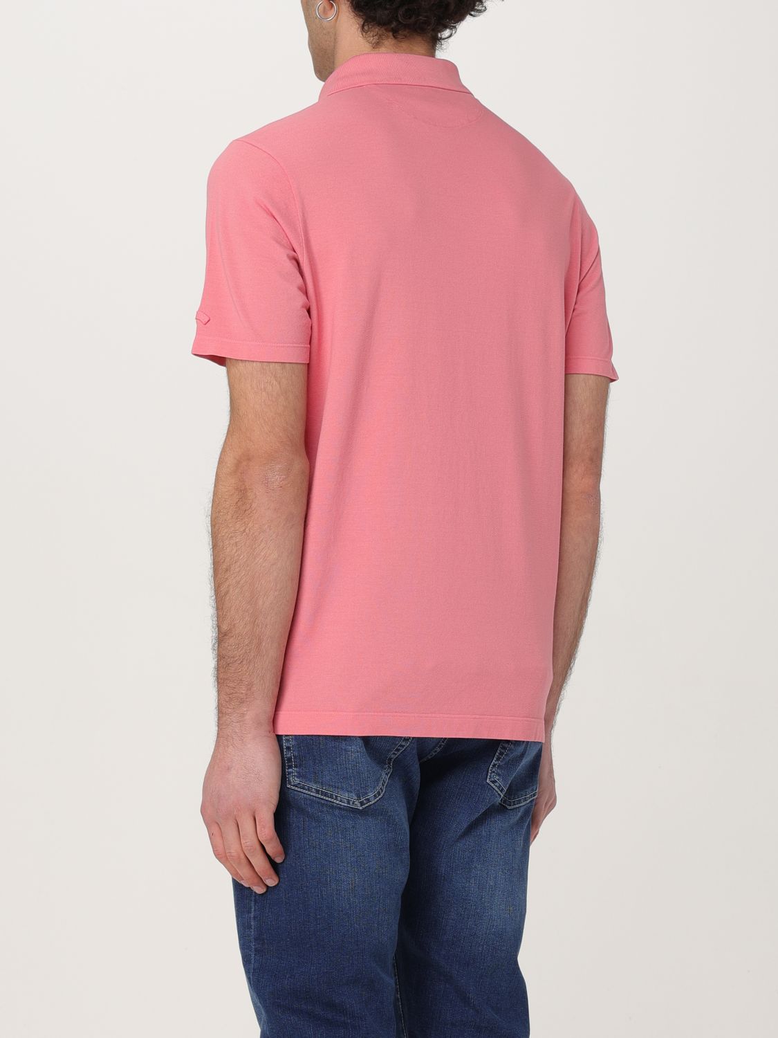 Polo Shirt Men color Pink