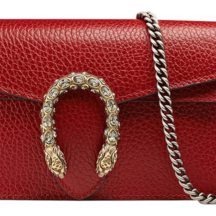 (WMNS) Dionysus Series Leather Bag Single-Shoulder Bag Mini Size 'Red'