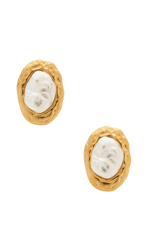 Amber Sceats Keremeos Earrings in Ivory
