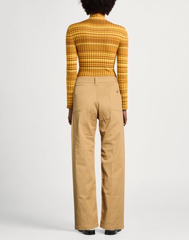 Woman Pants Marigold Size 27 Cotton, Elastane