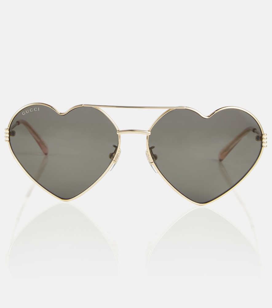Heart-shaped sunglasses