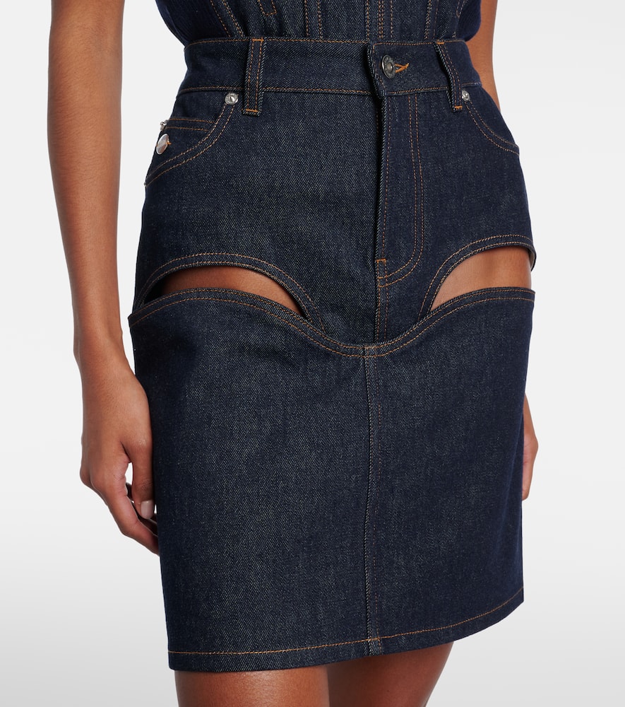 Denim miniskirt