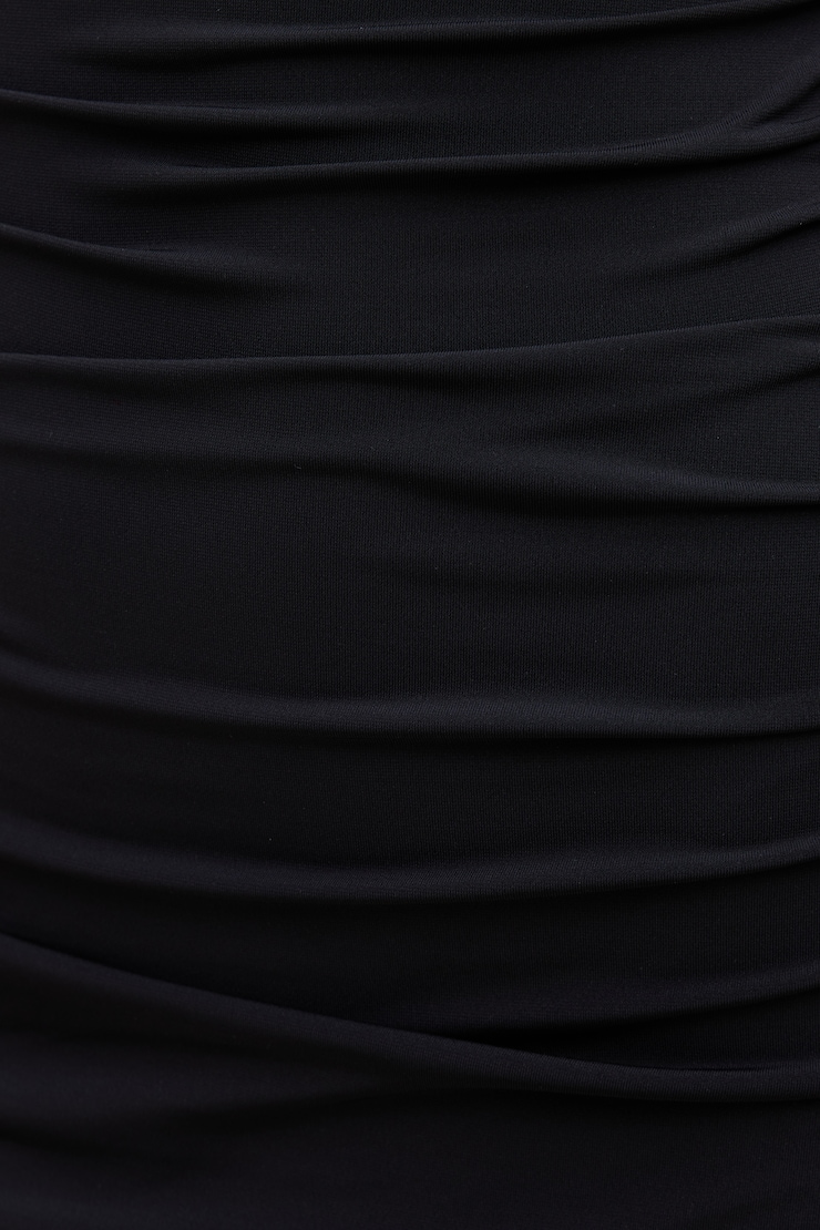 Sculpt Open Side Maxi Dress - Black - Women Clothing