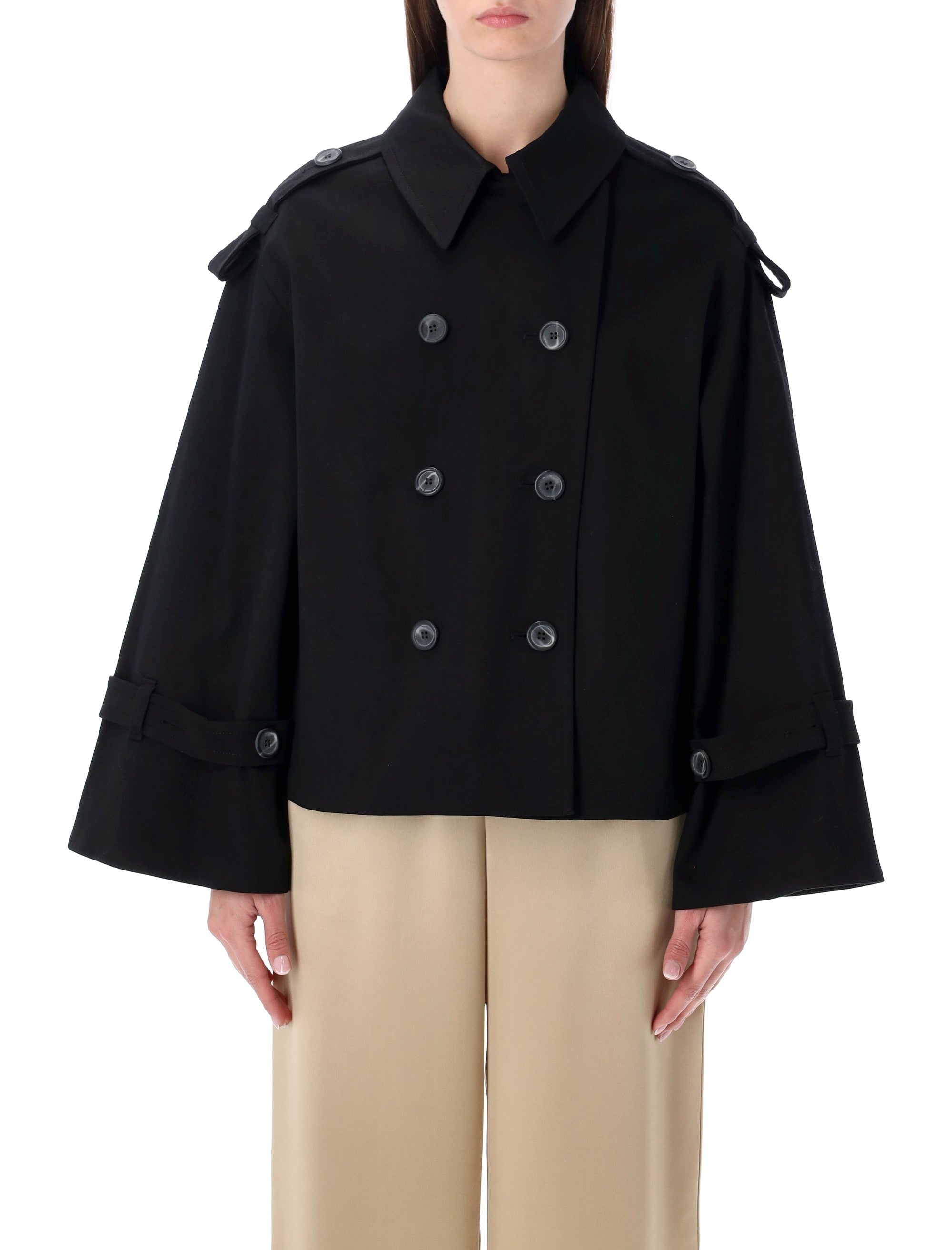 Alisandra Double-breasted Trench Jacket