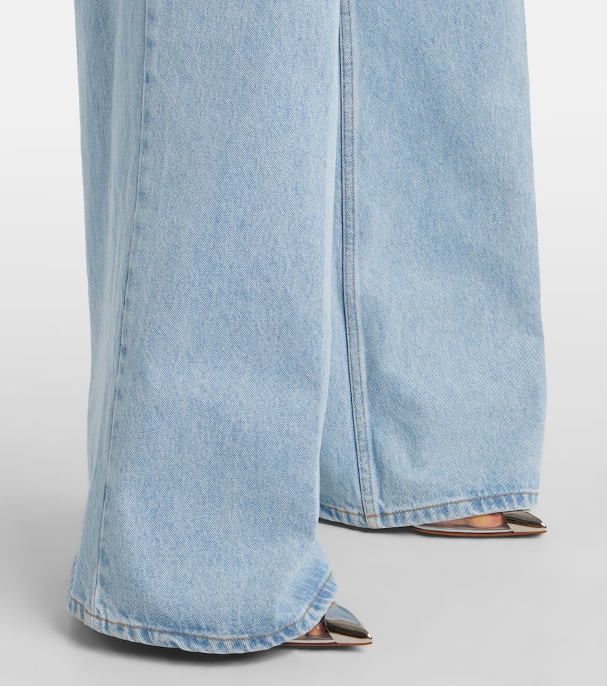 High-rise wide-leg jeans