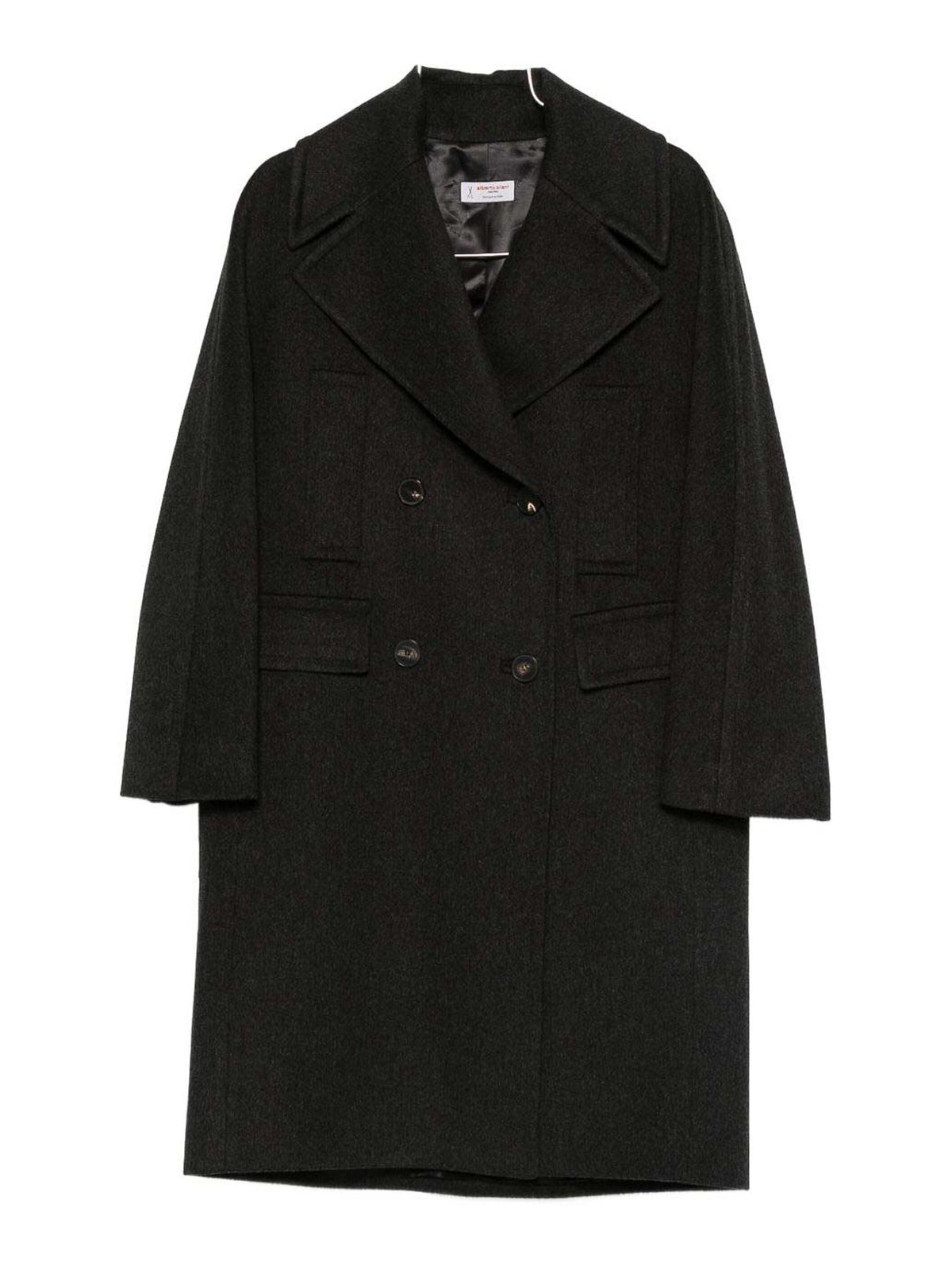 Wool Double-Breasted Coat